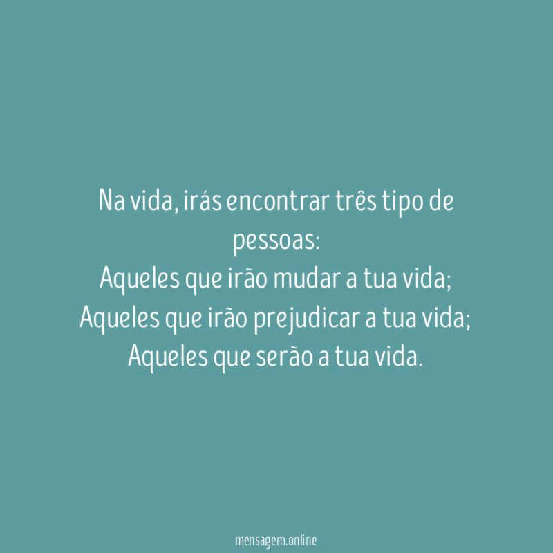 Na vida