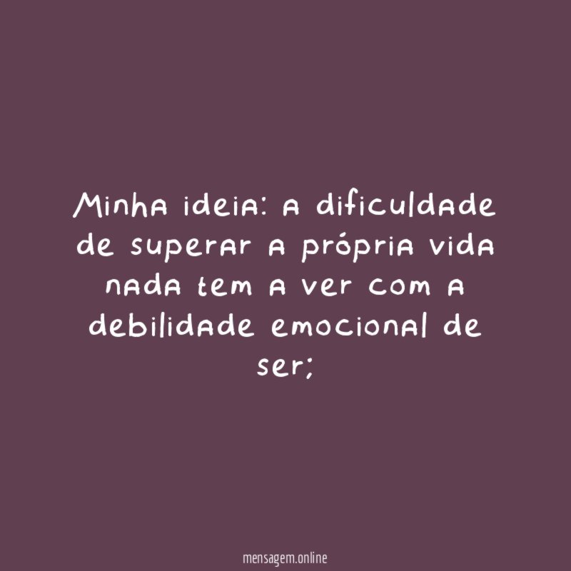 Minha ideia