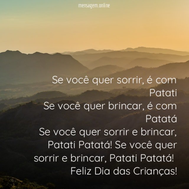 Se você quer sorrir