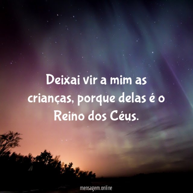 Deixai vir a mim as crianças
