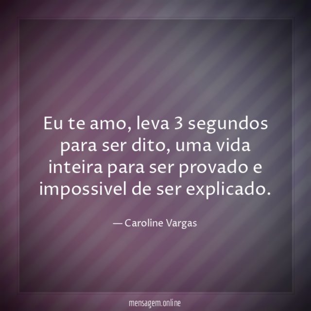 Eu te amo