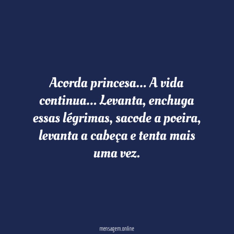Acorda princesa