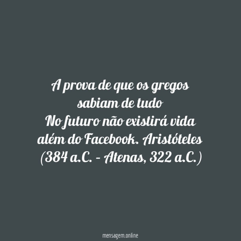 A prova de que os gregos sabiam de tudo