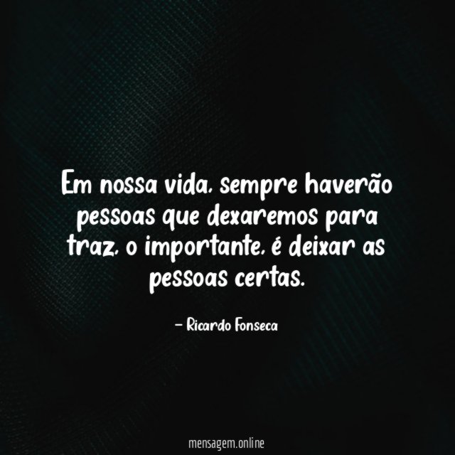 Em nossa vida