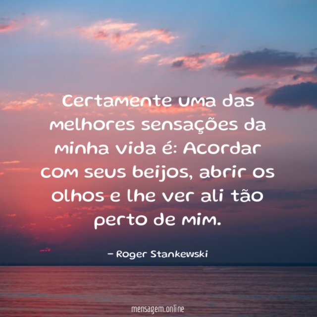 Certamente uma das melhores sensações da minha vida é