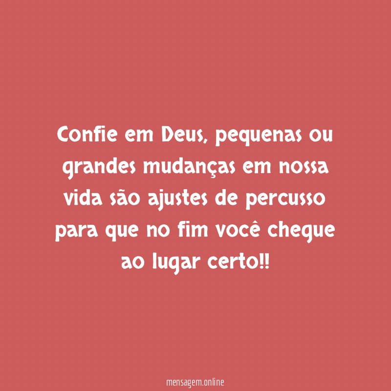Confie em Deus