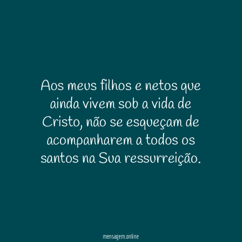 Aos meus filhos e netos que ainda vivem