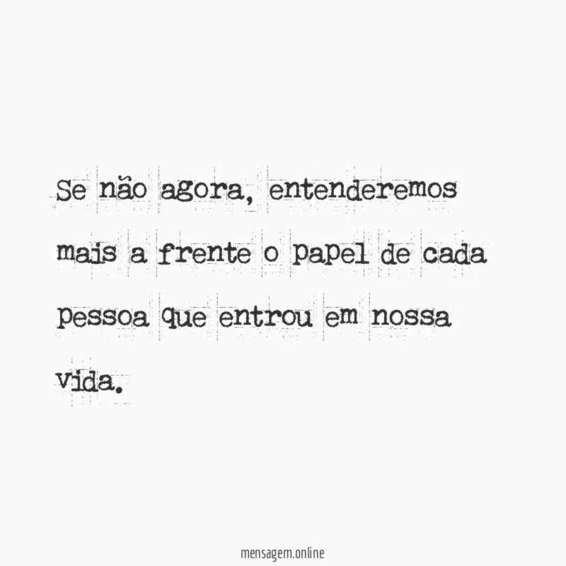 Se não agora