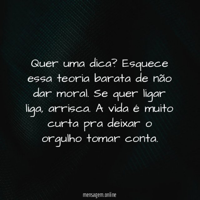 Quer uma dica