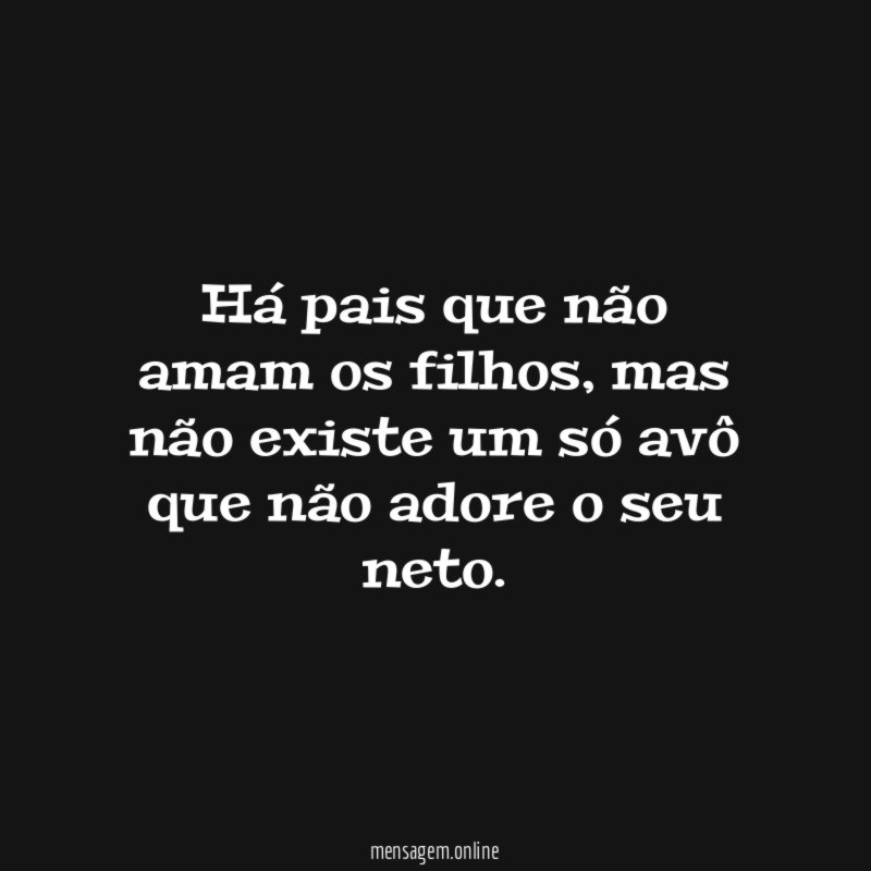 Há pais que não amam os filhos