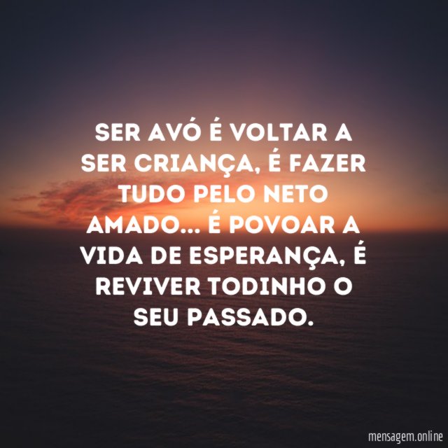 Ser avó é voltar a ser criança