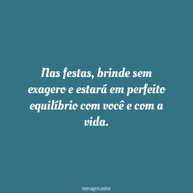 Nas festas