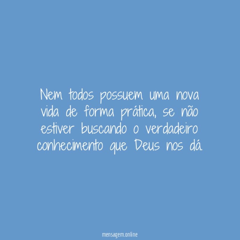 Nem todos possuem uma nova vida de forma prática