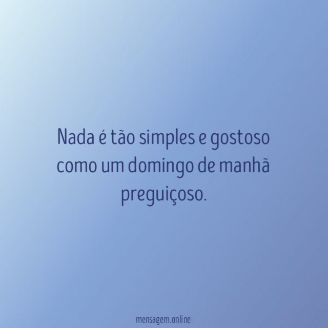 Nada é tão simples e gostoso como um