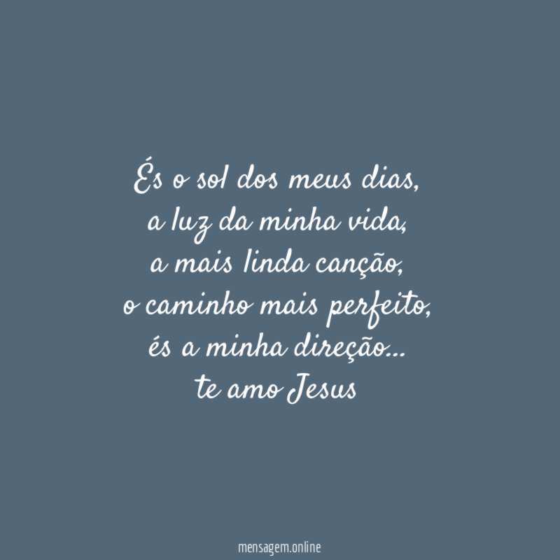 És o sol dos meus dias