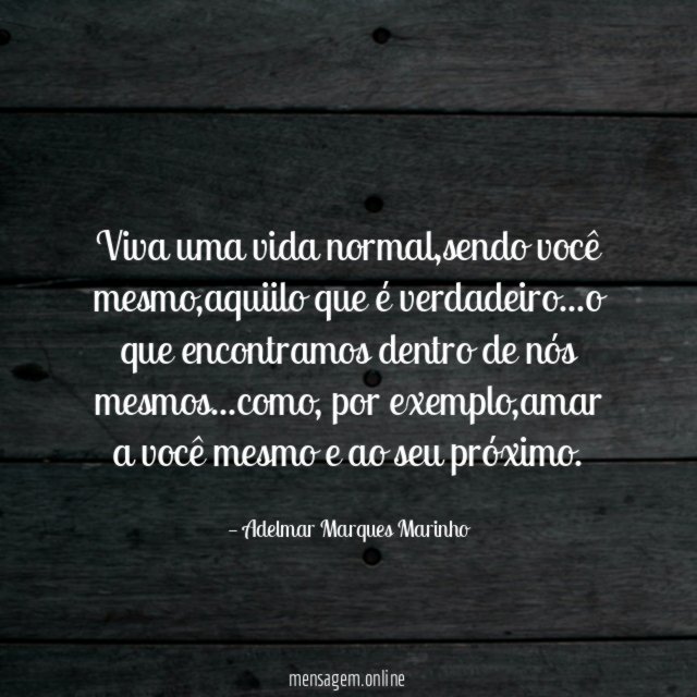 Viva uma vida normal