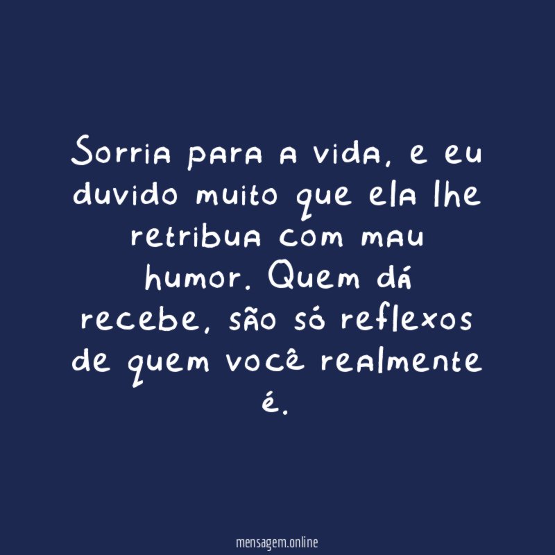 Sorria para a vida