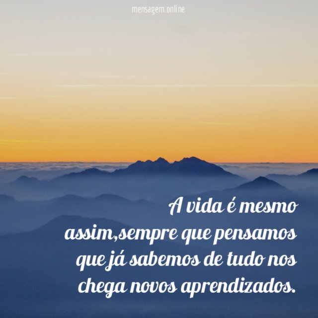 A vida é mesmo assim