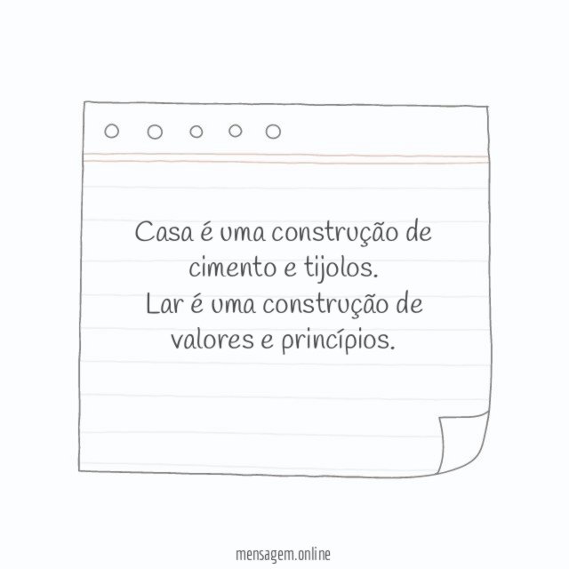 Casa é uma construção de cimento e tijolos
