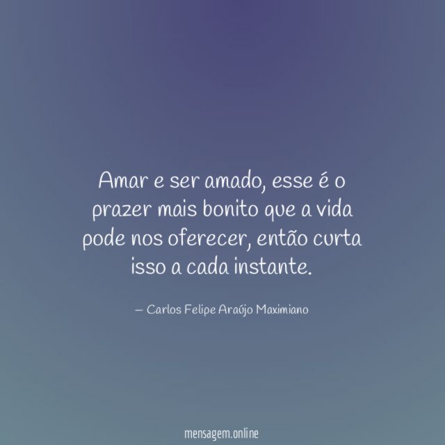 Amar e ser amado