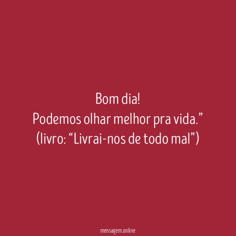 Bom dia