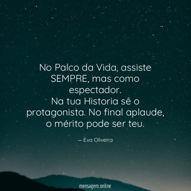 No Palco da Vida
