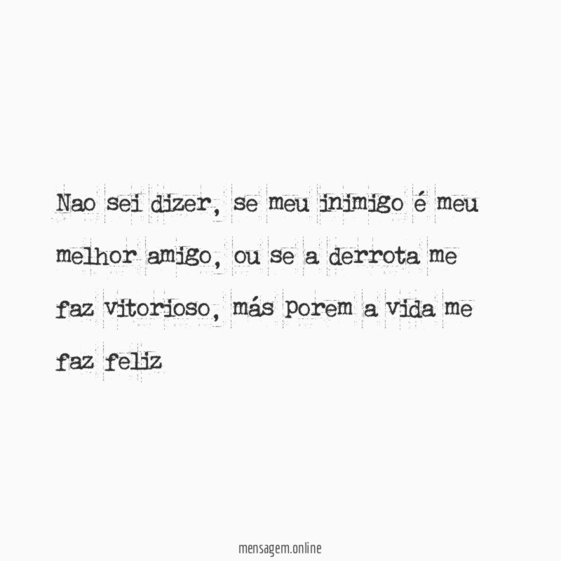 Nao sei dizer