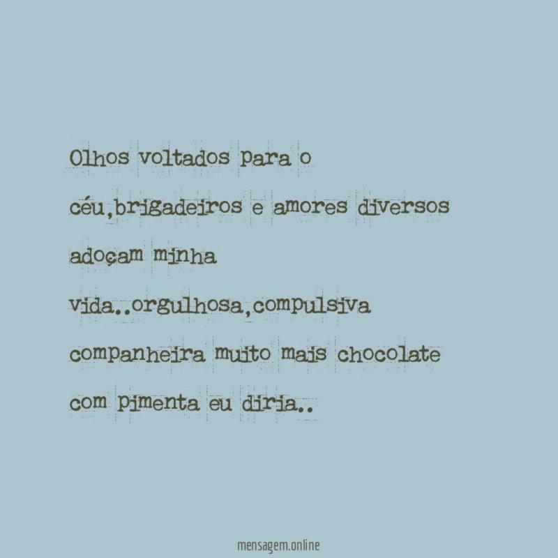 Olhos voltados para o céu