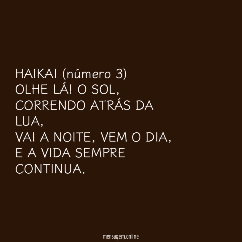 HAIKAI (número 3)