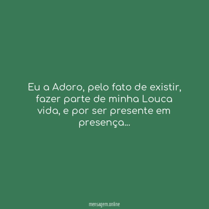 Eu a Adoro