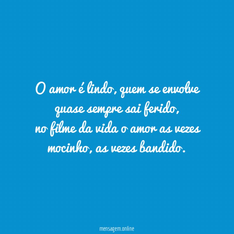 O amor é lindo