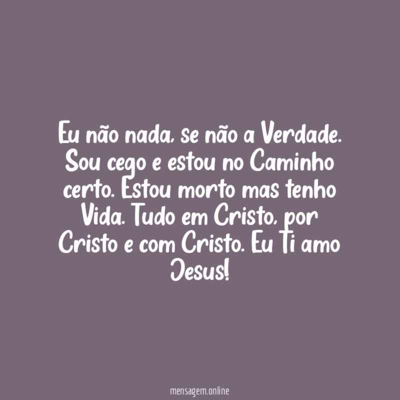 Eu não nada
