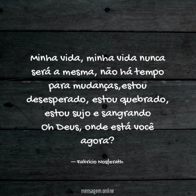 Minha vida