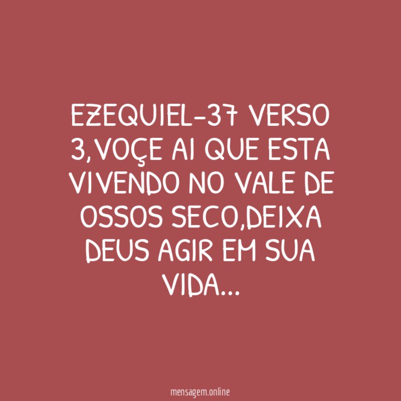 EZEQUIEL-37 VERSO 3