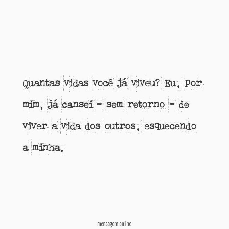 Quantas vidas você já viveu