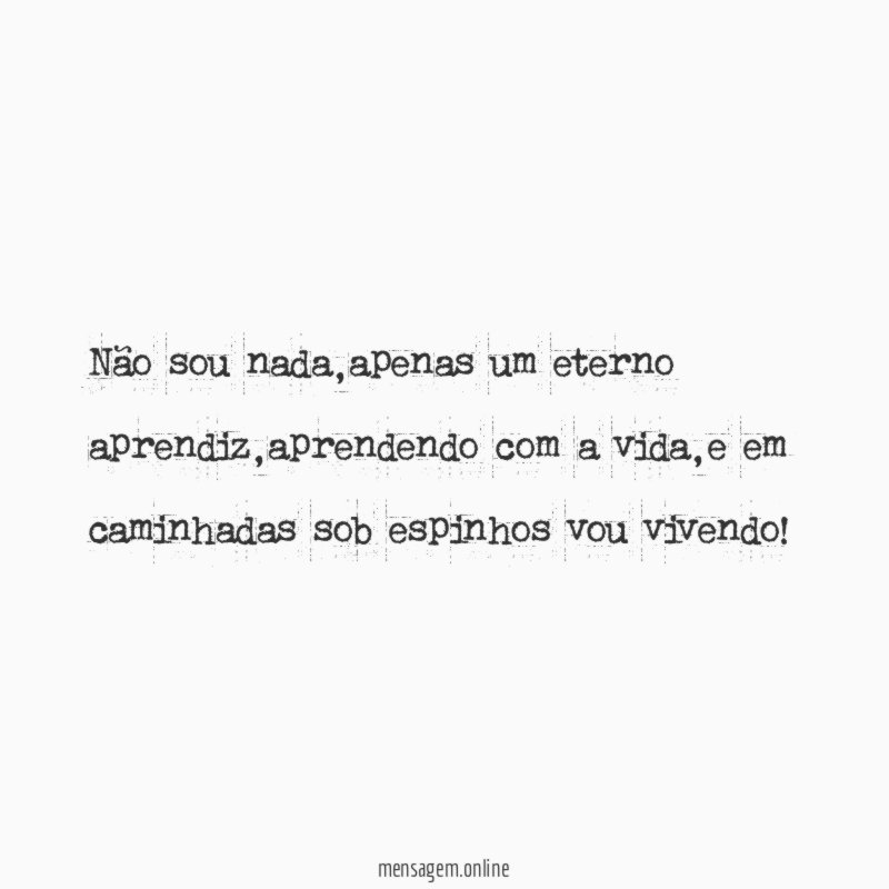 Não sou nada