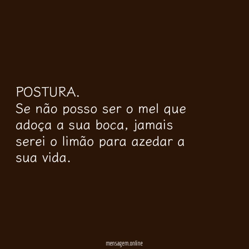 POSTURA