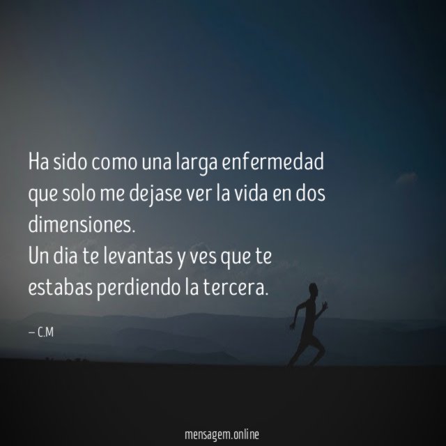 Ha sido como una larga enfermedad que solo