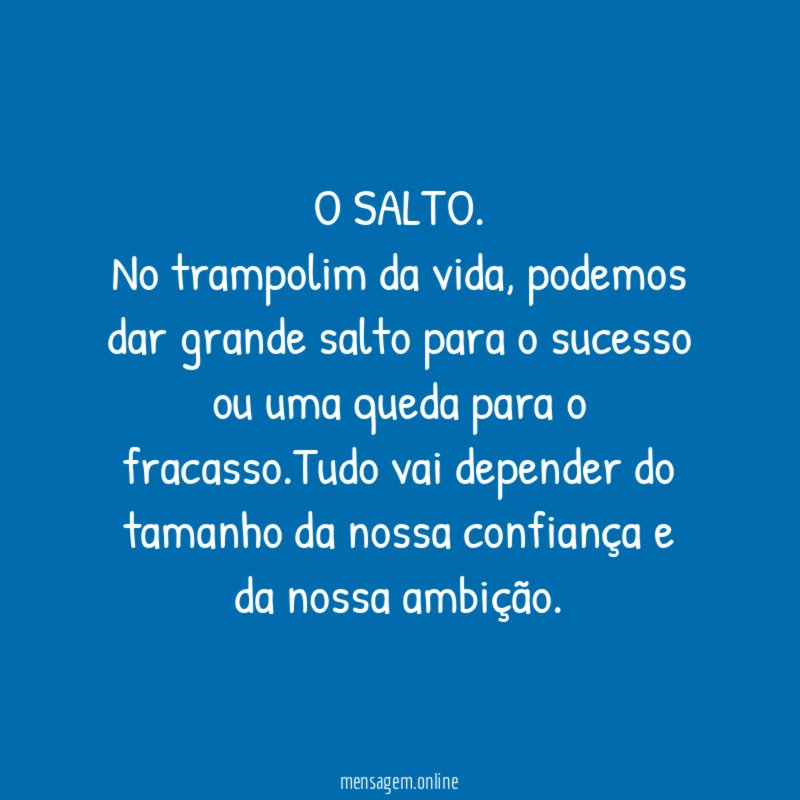 O SALTO
