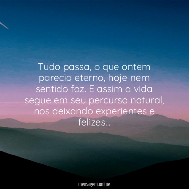 Tudo passa