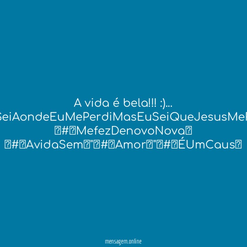 A vida é bela