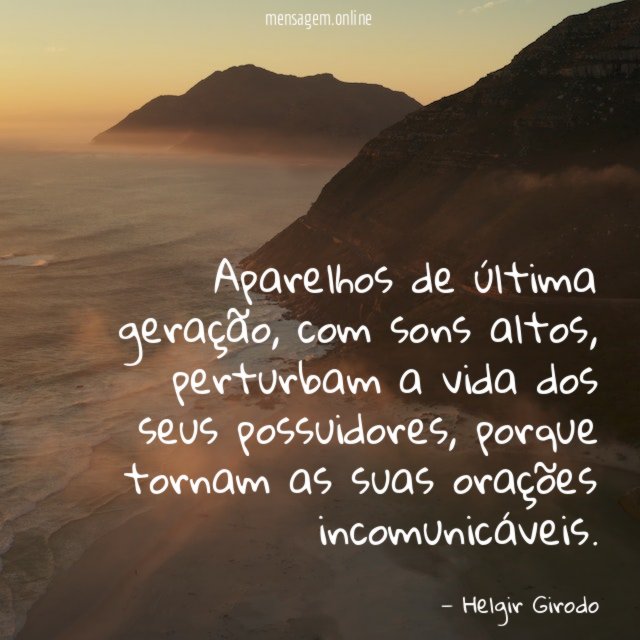 Aparelhos de última geração