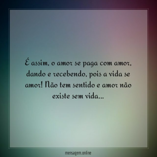 É assim