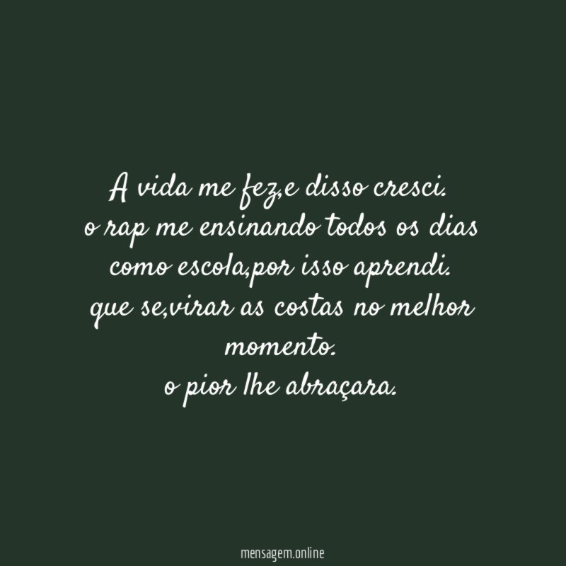 a vida me fez
