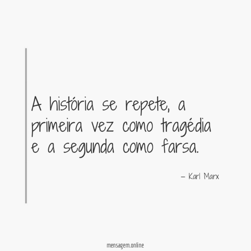 A história se repete