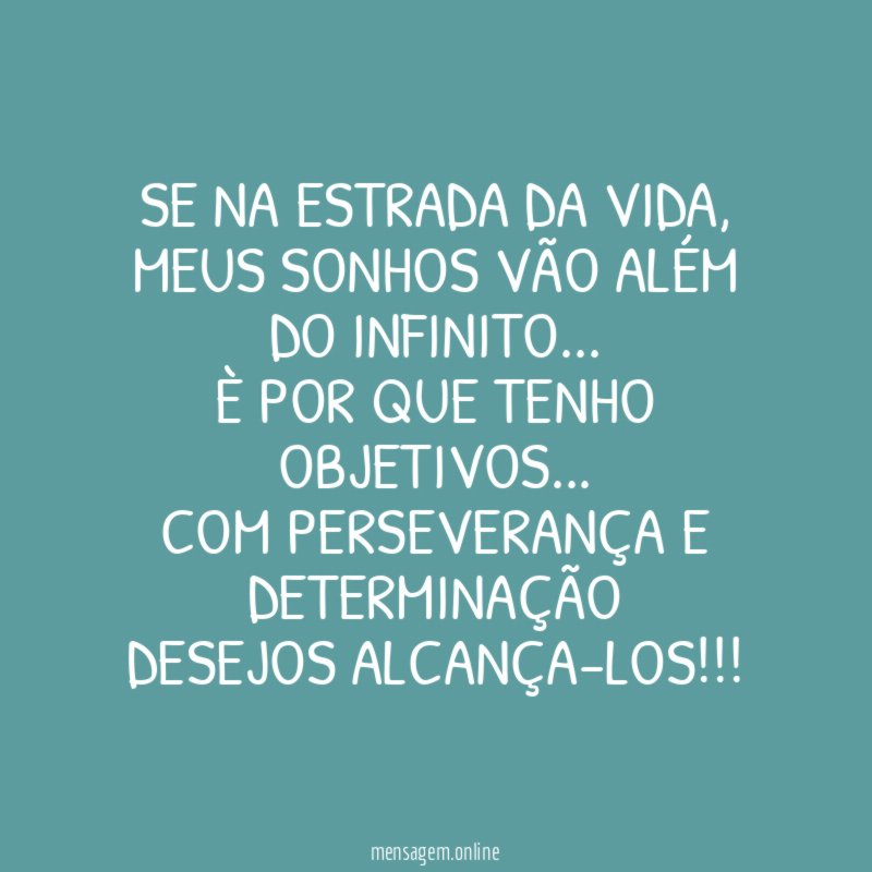 SE NA ESTRADA DA VIDA