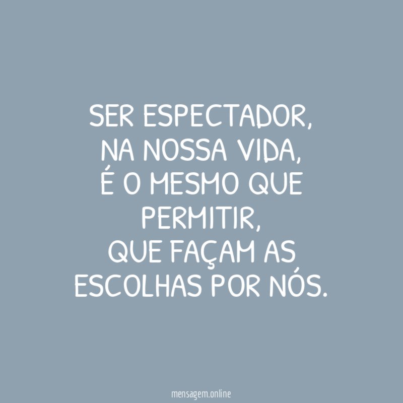 Ser espectador