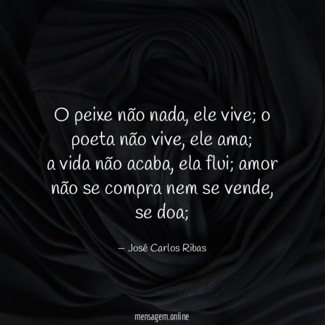 O peixe não nada