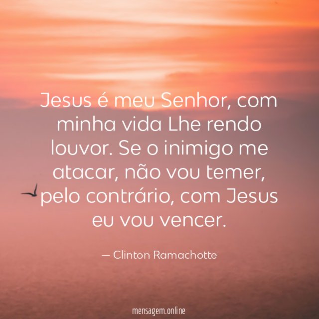 Jesus é meu Senhor