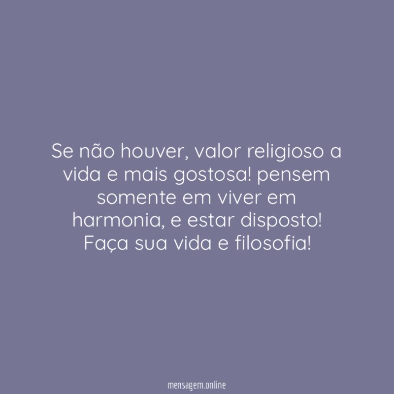 Se não houver